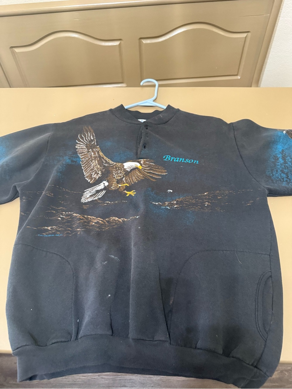 Kids' Black Eagle Graphic Sweatshirt